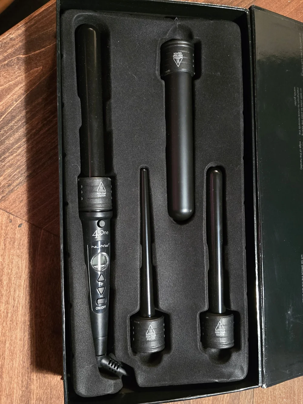 The NuMe 4Play Four Part Pro Tourmaline Curler Set